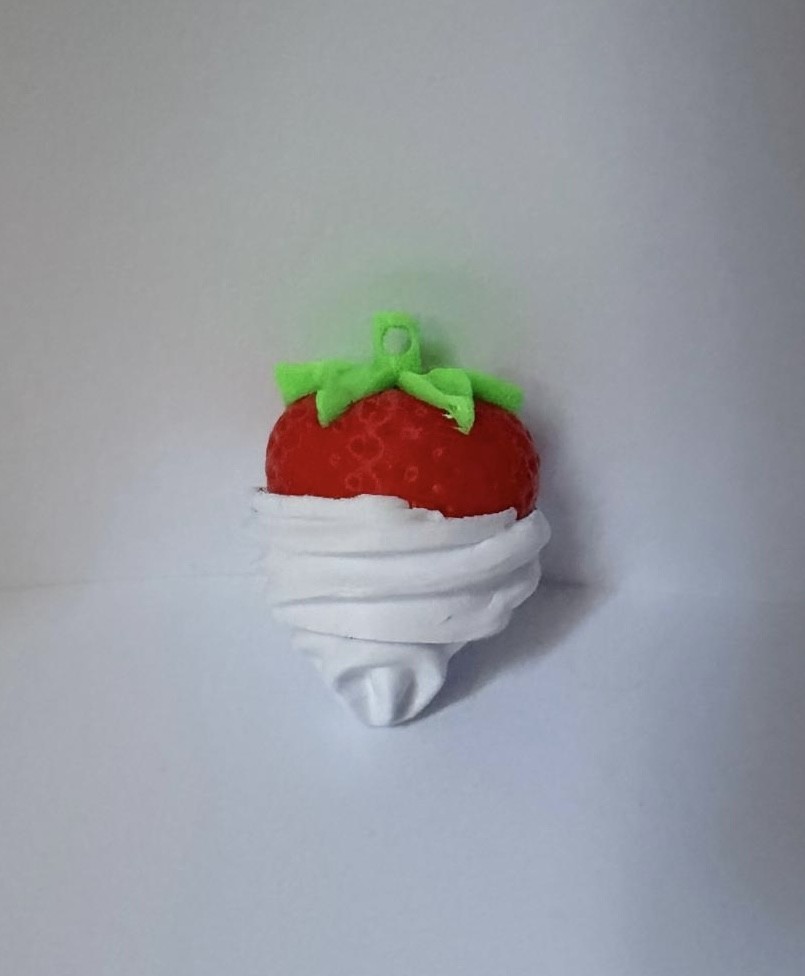 Slagroom aardbei clicker
